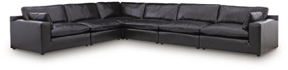 Emilia - Sectional Stationary Sectionals by Signature Design by Ashley® - Walls Furniture & Mattress
