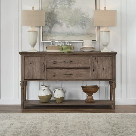 Hickory Grove - Sideboard - Heirloom Brown Sideboards by Liberty Furniture - Walls Furniture & Mattress