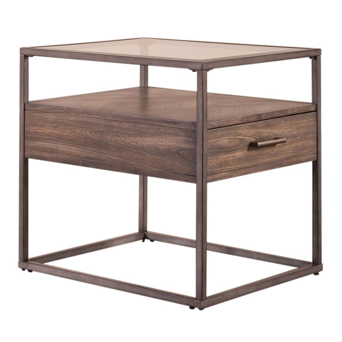 Jamestown - End Table - Tobacco End Tables by Liberty Furniture - Walls Furniture & Mattress