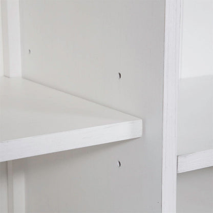 Allyson Park - Credenza & Hutch - Wirebrushed White / Charcoal Credenzas & Hutches by Liberty Furniture - Walls Furniture & Mattress