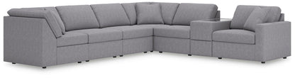 Modmax - Sectional - Granite Stationary Sectionals by Signature Design by Ashley® - Walls Furniture & Mattress