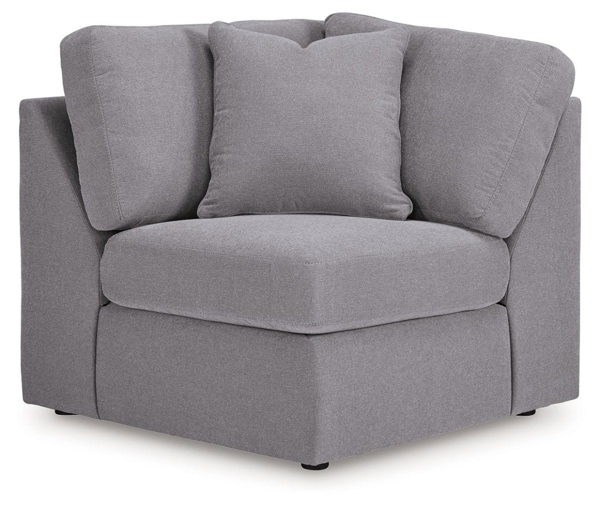 Modmax - L-Shaped Sectional - Granite Stationary Sectionals by Signature Design by Ashley® - Walls Furniture & Mattress