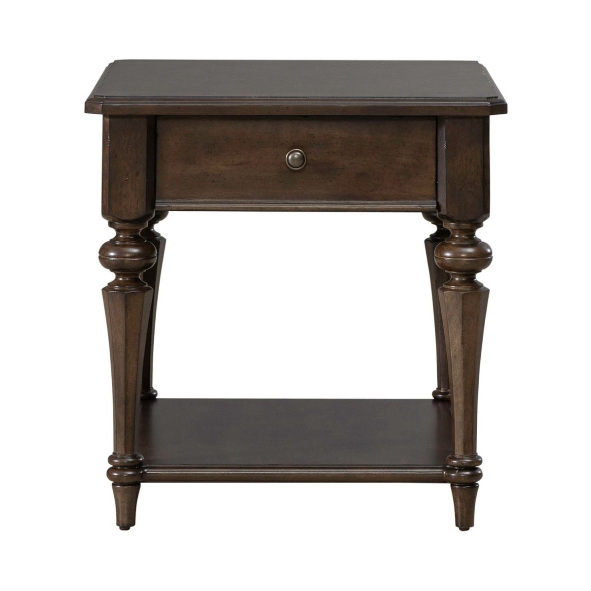 Arden Road - Drawer End Table - Satin Cherry End Tables by Liberty Furniture - Walls Furniture & Mattress