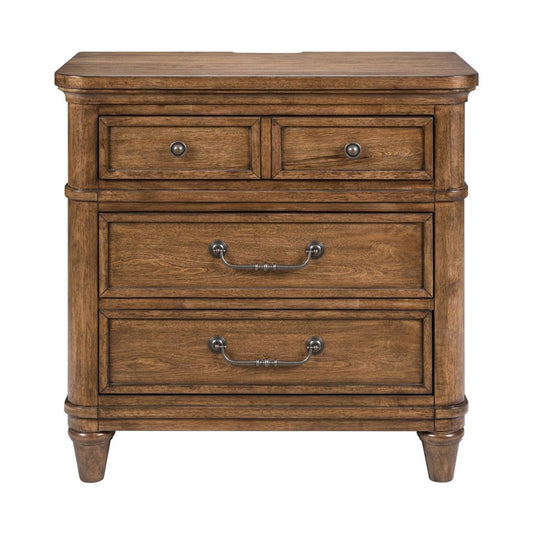 Harrison Heights - Nightstand With Charging Station - Sienna Nightstands w/ Charging Stations by Liberty Furniture - Walls Furniture & Mattress