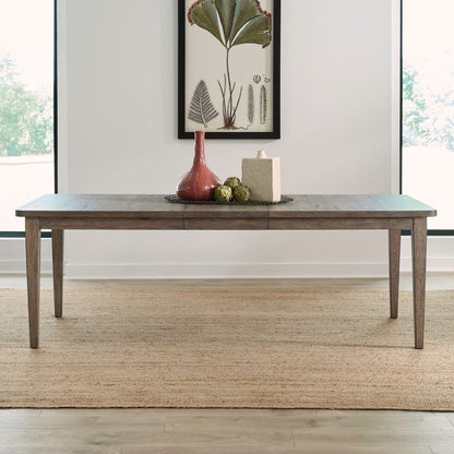Sheridan Pointe - Rectangular Leg Table - Vintage Natural Dining Tables with Extensions by Liberty Furniture - Walls Furniture & Mattress