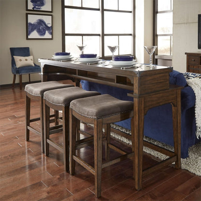 Aspen Skies - Console Bar Table Console Tables by Liberty Furniture - Walls Furniture & Mattress