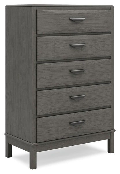 Mazing - Five Drawer Chest - Gray Accent Chests by Signature Design by Ashley® - Walls Furniture & Mattress
