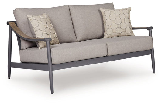 Ocean Beach - Loveseat With Cushion - Gray Loveseats by Signature Design by Ashley® - Walls Furniture & Mattress