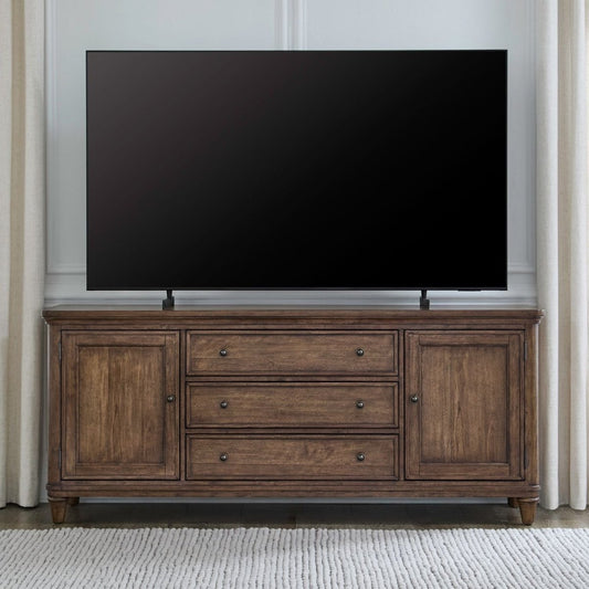 Harrison Heights - 76" TV Console - Sienna TV Stands by Liberty Furniture - Walls Furniture & Mattress