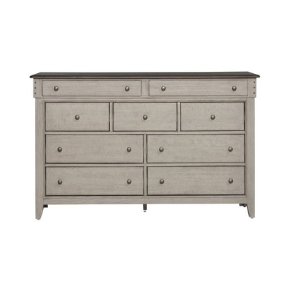 Ivy Hollow - 9 Drawer Dresser - White