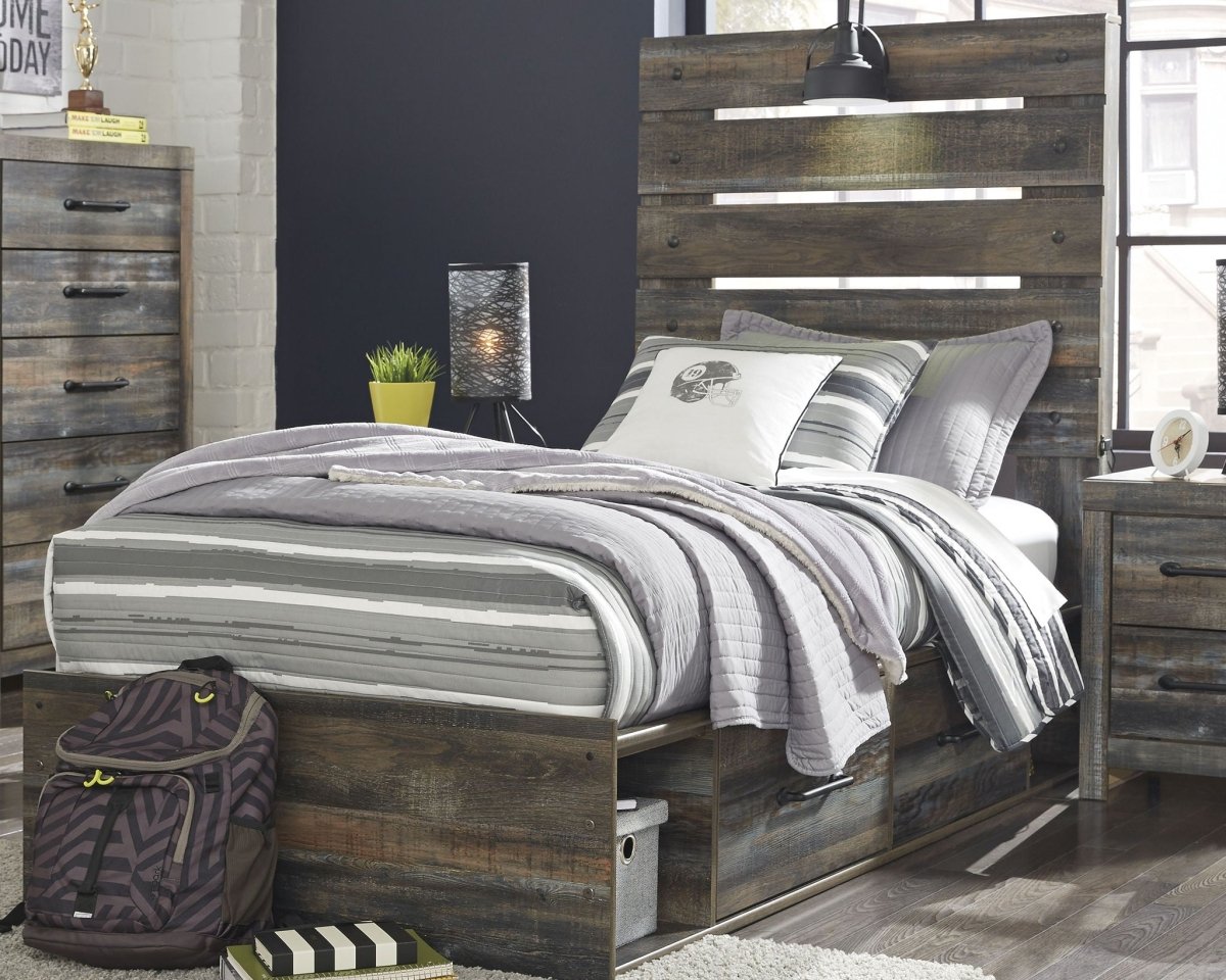 Drystan - Panel Bed Storage Beds by Signature Design by Ashley® - Walls Furniture & Mattress