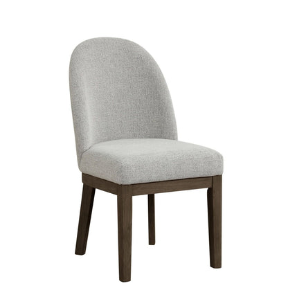 Essence - Upholstered Curved Back Chair Side Chairs by New Classic - Walls Furniture & Mattress
