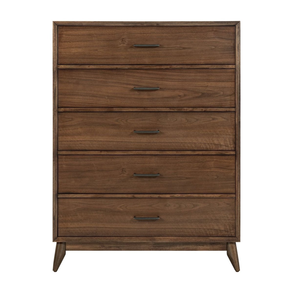 Century Modern - 5 Drawer Chest - Walnut Accent Chests by Liberty Furniture - Walls Furniture & Mattress