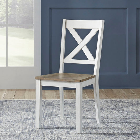Lakeshore - X Back Side Chair Side Chairs by Liberty Furniture - Walls Furniture & Mattress