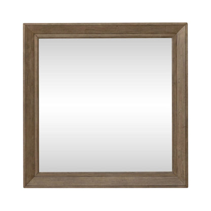 Grandpas Cabin - Mirror - Light Brown Landscape Mirrors by Liberty Furniture - Walls Furniture & Mattress