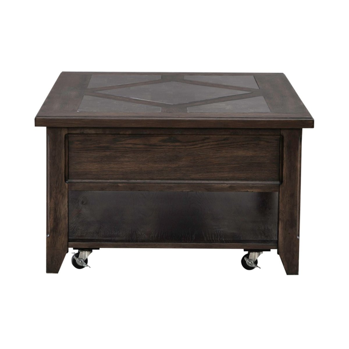 Paradise Valley - Rectangular Cocktail Table - Dark Brown Cocktail Tables by Liberty Furniture - Walls Furniture & Mattress
