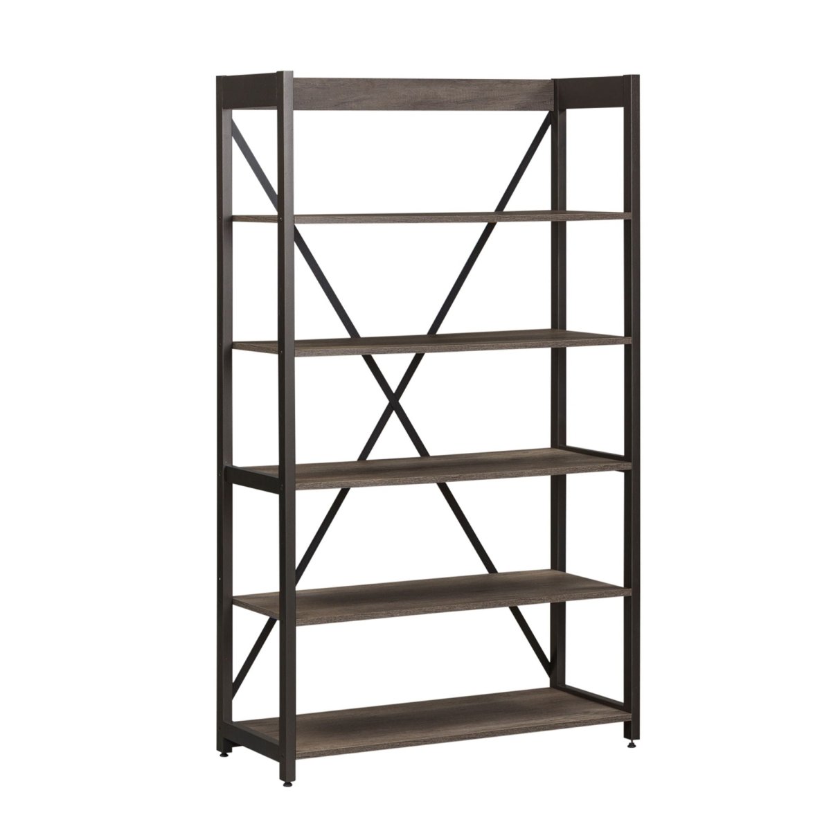 Tanners Creek - Bookcase - Dark Gray Standard Bookcases by Liberty Furniture - Walls Furniture & Mattress