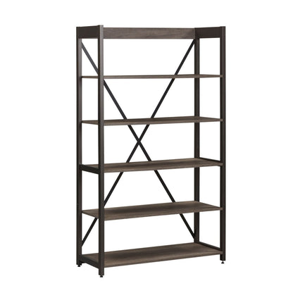 Tanners Creek - Bookcase - Dark Gray Standard Bookcases by Liberty Furniture - Walls Furniture & Mattress