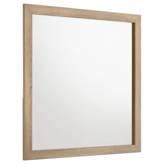 Arielle - Dresser Mirror - Light Oak Bedroom Mirrors by Coaster Fine Furniture - Walls Furniture & Mattress