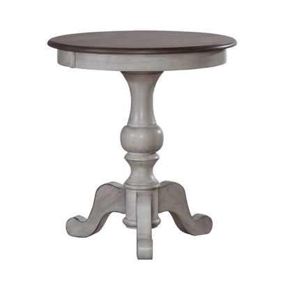 Ocean Isle - Round End Table - White End Tables by Liberty Furniture - Walls Furniture & Mattress