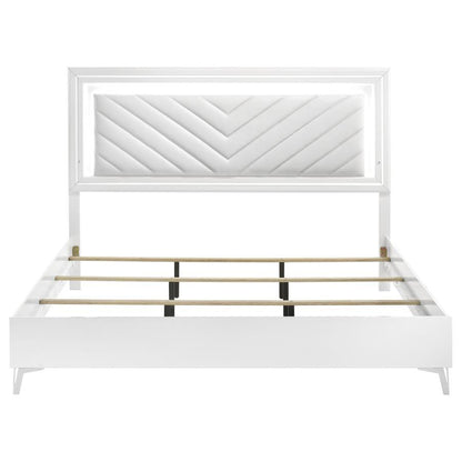 Cassia - LED Panel Bed Upholstered Beds by Coaster Fine Furniture - Walls Furniture & Mattress