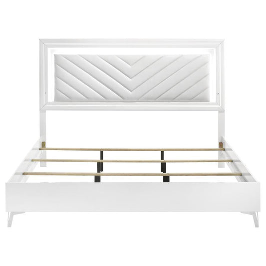 Cassia - LED Panel Bed Upholstered Beds by Coaster Fine Furniture - Walls Furniture & Mattress