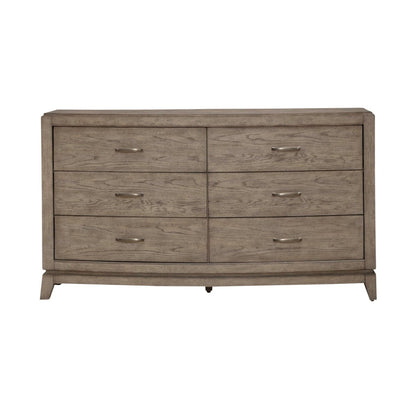 Avalon - 6 Drawer Dresser - Burnished Beige Dressers by Liberty Furniture - Walls Furniture & Mattress