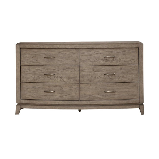 Avalon - 6 Drawer Dresser - Burnished Beige Dressers by Liberty Furniture - Walls Furniture & Mattress