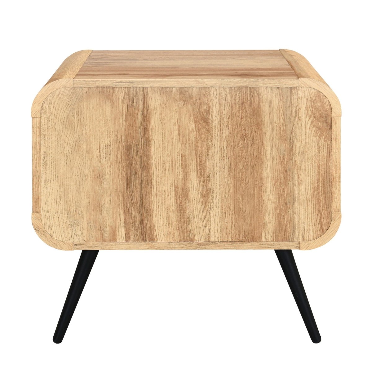 Rowan - One Drawer End Table/Bedside Table - Natural End Tables by New Classic - Walls Furniture & Mattress