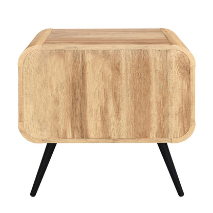Rowan - One Drawer End Table/Bedside Table - Natural End Tables by New Classic - Walls Furniture & Mattress