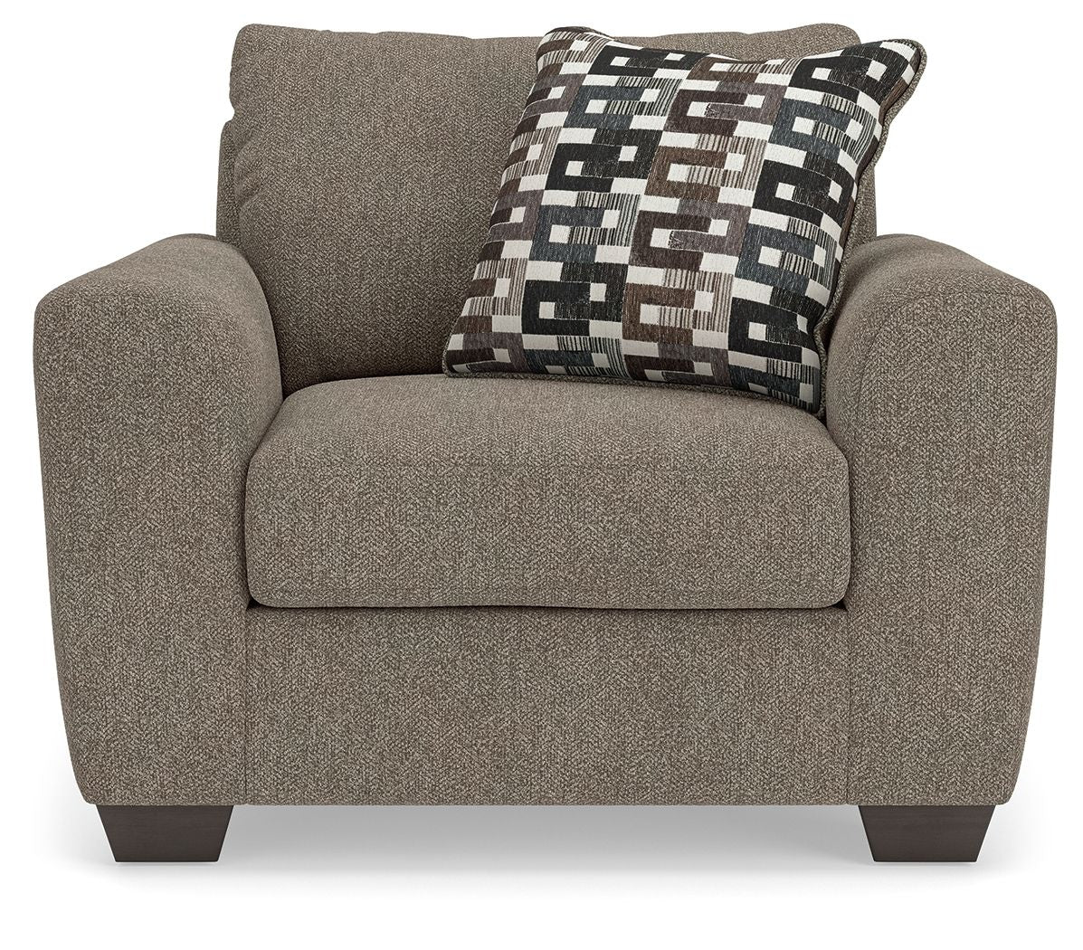 Triston - Peaks - Chair And A Half - Suede Arm Chairs by Benchcraft® - Walls Furniture & Mattress