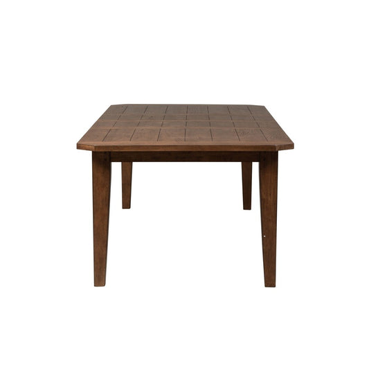Hearthstone Ridge - Rectangular Leg Table - Dark Brown Dining Tables by Liberty Furniture - Walls Furniture & Mattress