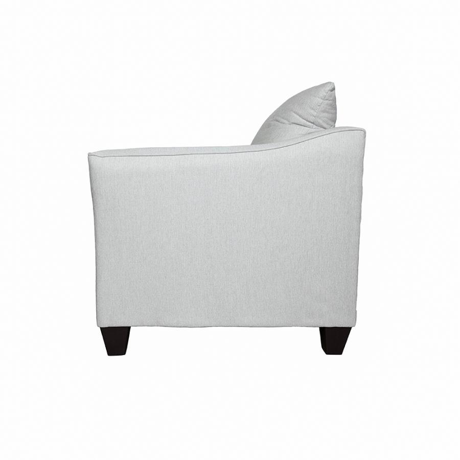 Salizar - Upholstered Flared Arm Accent Chair Arm Chairs by CoasterEssence - Walls Furniture & Mattress