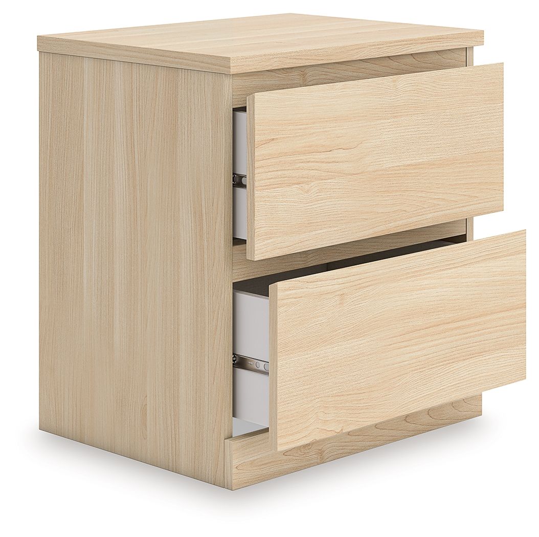 Onita - Two Drawer Night Stand Accent Nightstands by Signature Design by Ashley® - Walls Furniture & Mattress