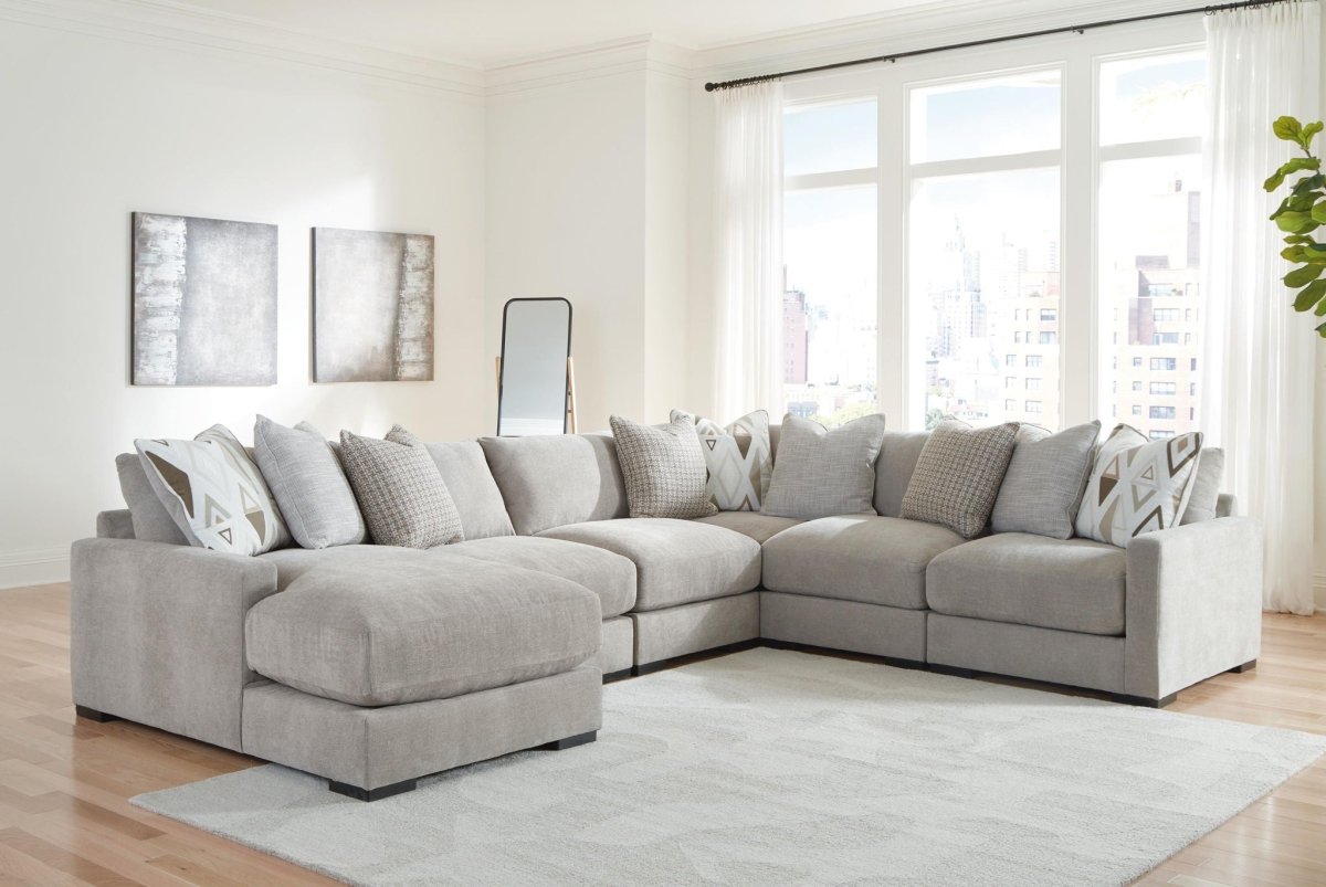 Aslan Court - Sectional Stationary Sectionals by Benchcraft® - Walls Furniture & Mattress