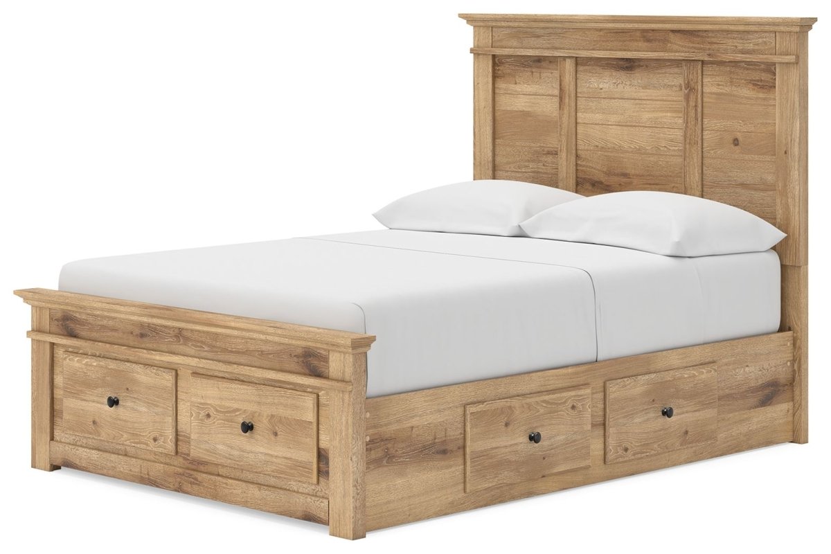 Makidern - Panel Storage Bed With 2 Under Bed Storage Units Storage Beds by Signature Design by Ashley® - Walls Furniture & Mattress