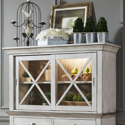 Ocean Isle - Hutch - Antique White Hutches by Liberty Furniture - Walls Furniture & Mattress