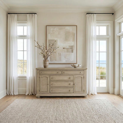 Summer House - 2 Door 5 Drawer Dresser - Sand Dune Dressers by Liberty Furniture - Walls Furniture & Mattress