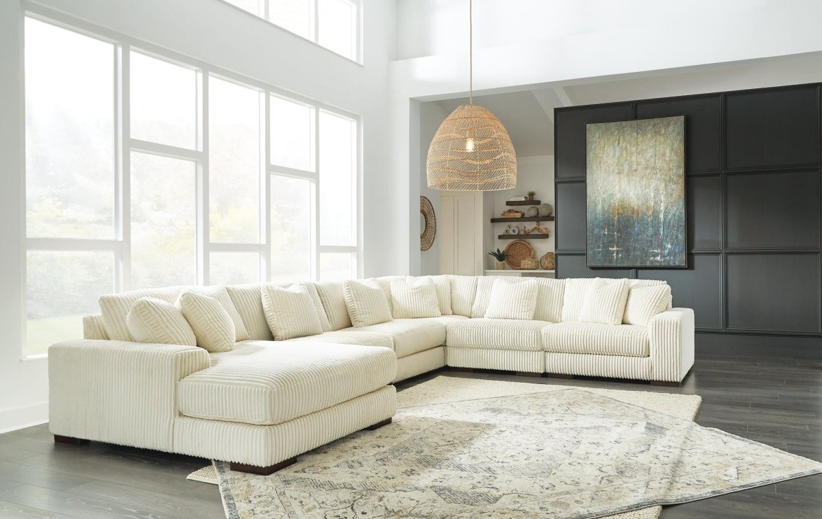 Lindyn - Sectional Stationary Sectionals by Signature Design by Ashley® - Walls Furniture & Mattress
