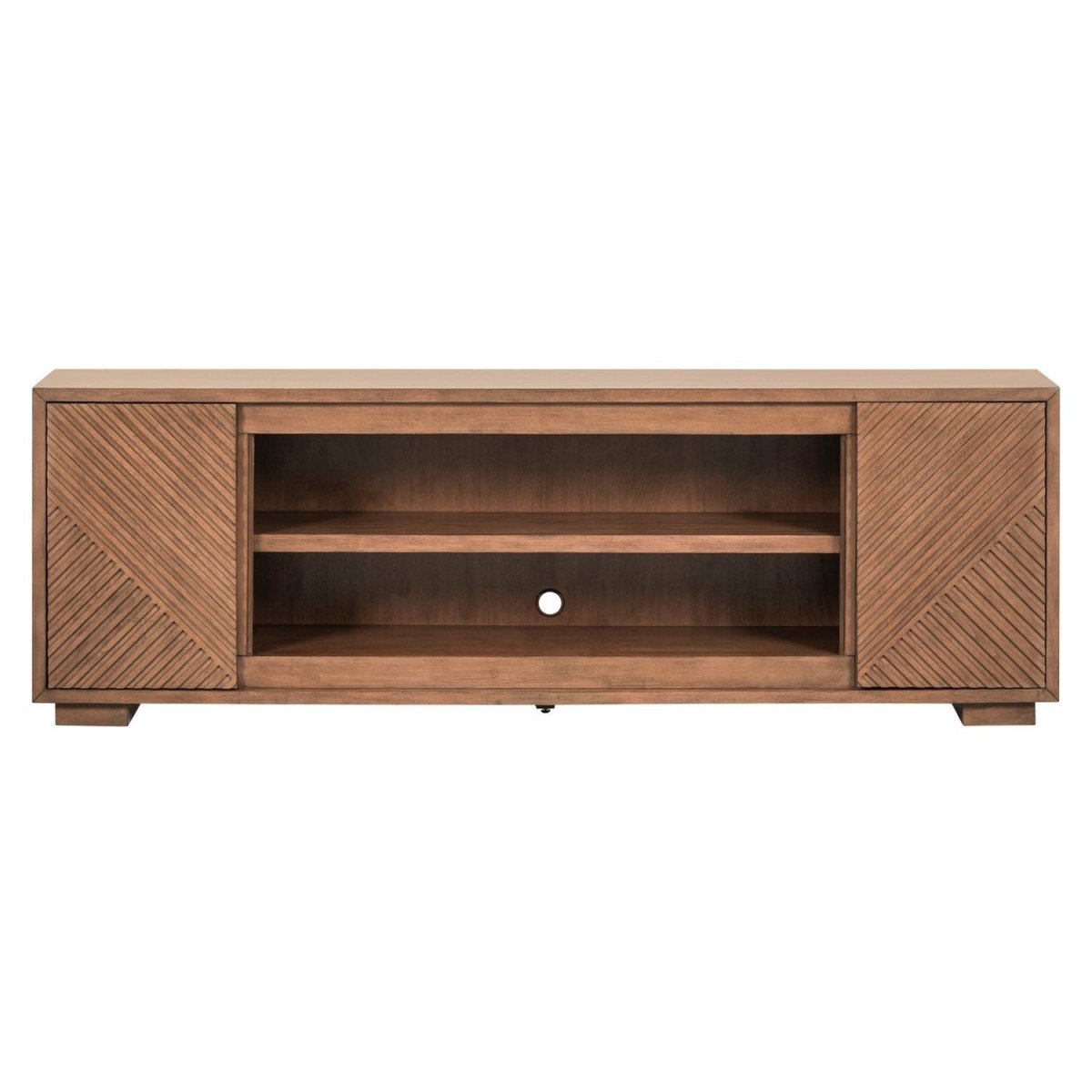 Fireplace TV Consoles - 84'' Fireplace TV Console Multiplees - Light Brown Fireplace TV Stands by Liberty Furniture - Walls Furniture & Mattress