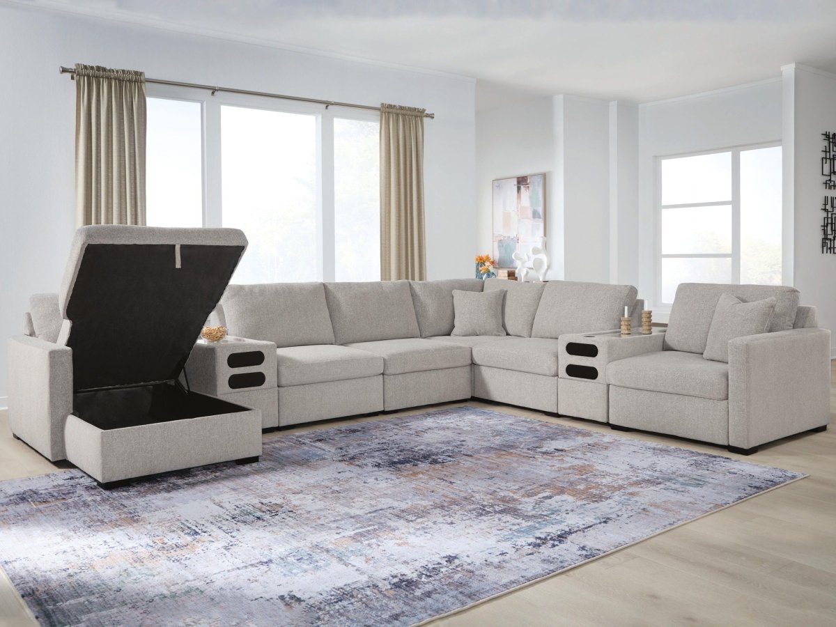 ModMax Luxe - Sectional Stationary Sectionals by Benchcraft® - Walls Furniture & Mattress