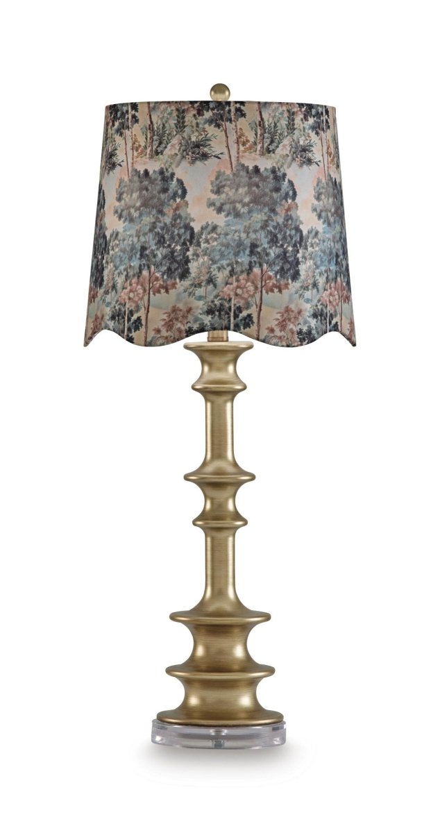 Jaystower - Poly Table Lamp - Antique Gold Color Table Lamps by Signature Design by Ashley® - Walls Furniture & Mattress