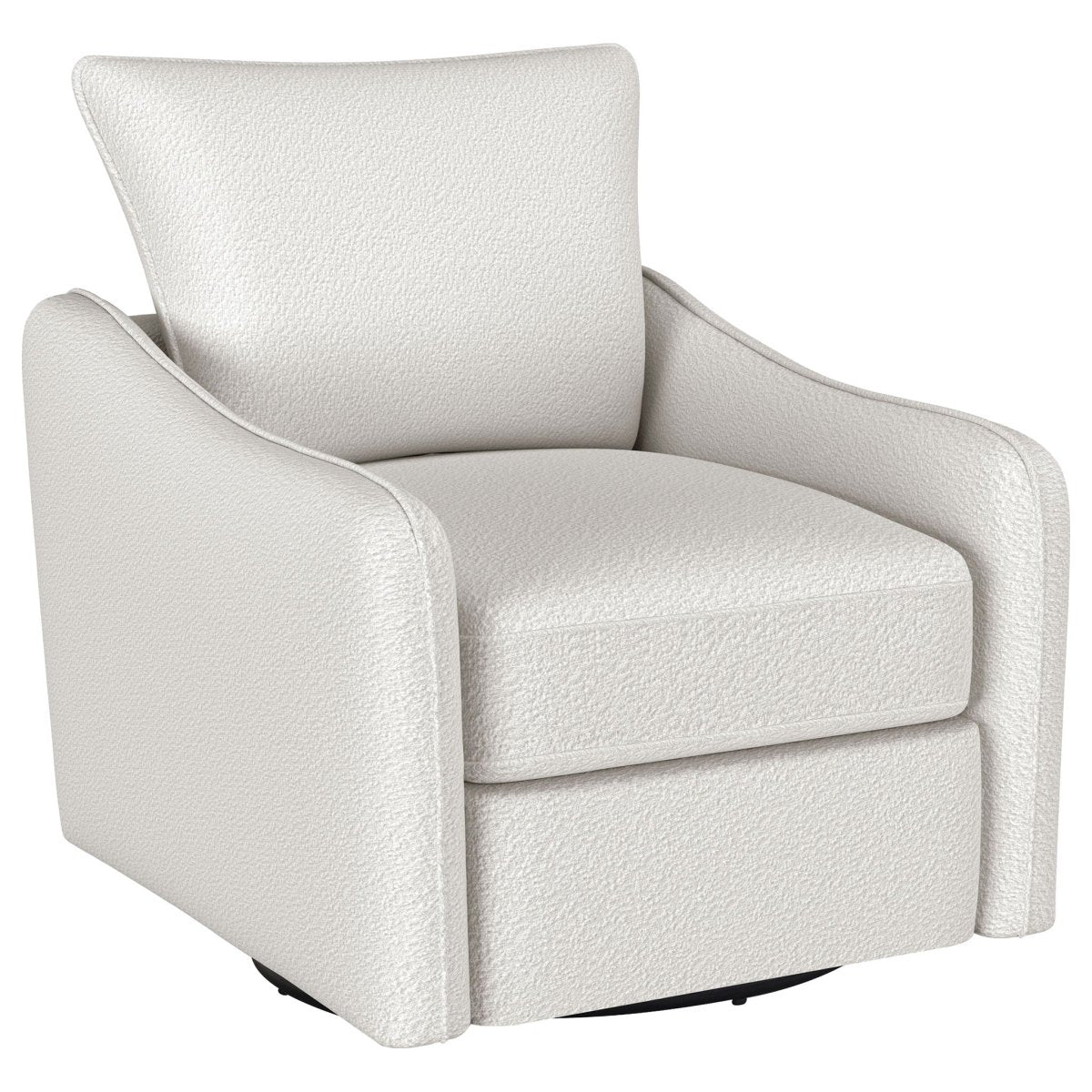 Madia - Upholstered Sloped Arm Swivel Glider Chair Swivel Glider Chairs by Coaster Fine Furniture - Walls Furniture & Mattress
