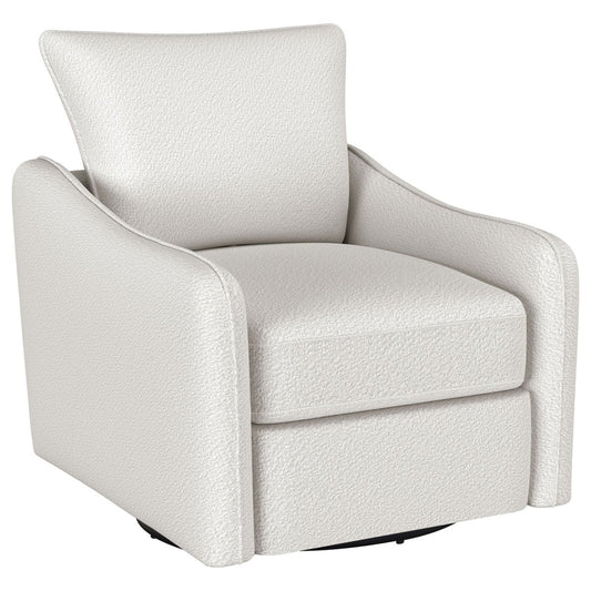 Madia - Upholstered Sloped Arm Swivel Glider Chair Swivel Glider Chairs by Coaster Fine Furniture - Walls Furniture & Mattress