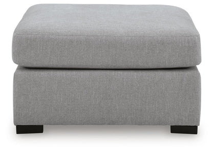 Lakepoint - Oversized Accent Ottoman - Nickel Accent Ottomans by Benchcraft® - Walls Furniture & Mattress