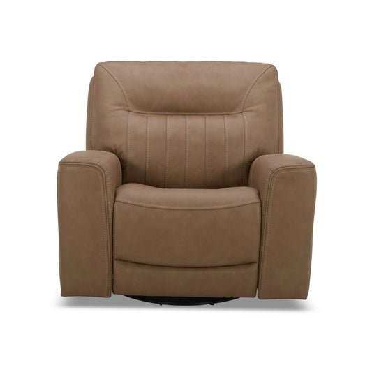 Bennett - Swivel Glider Recliner P2 - Butternut - Butternut Leather Swivel Glider Chairs by Liberty Furniture - Walls Furniture & Mattress