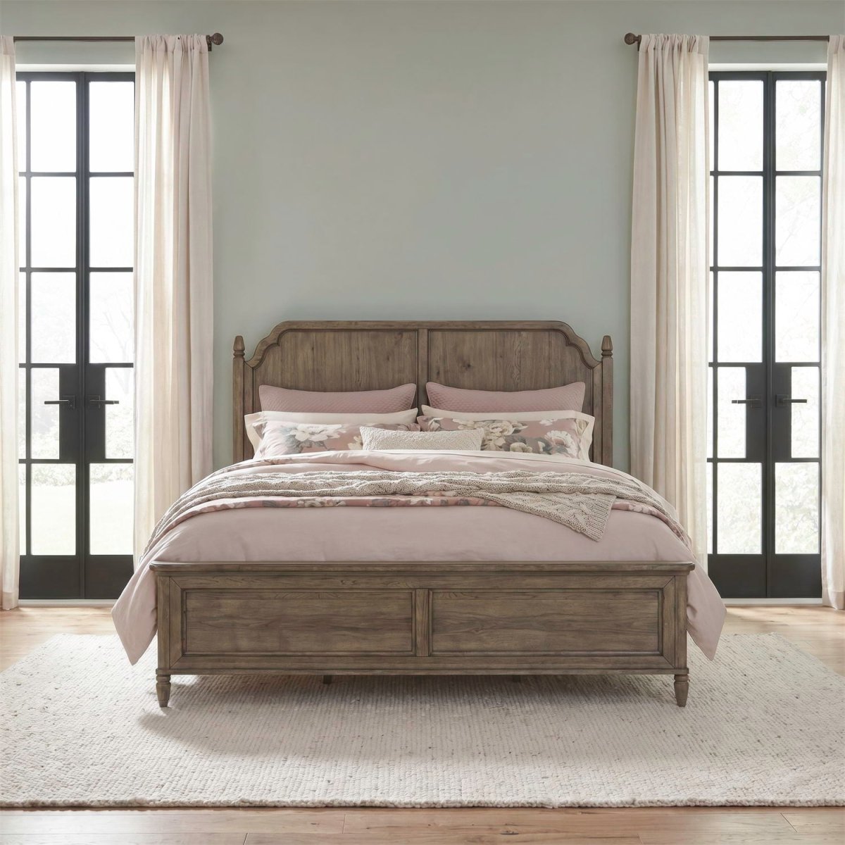 Hickory Grove - Panel Bed Panel Beds by Liberty Furniture - Walls Furniture & Mattress