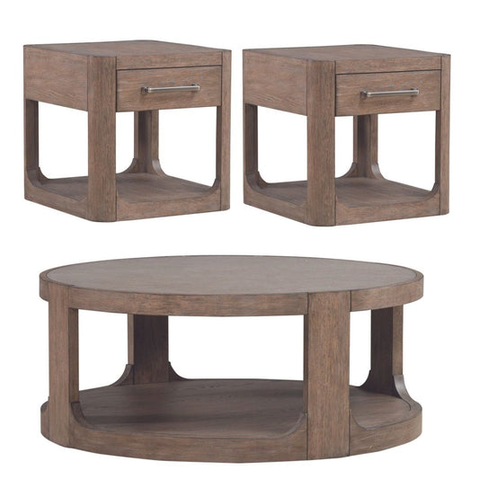 South Bend - Optional 3 Piece Set - Brown Table Sets by Liberty Furniture - Walls Furniture & Mattress