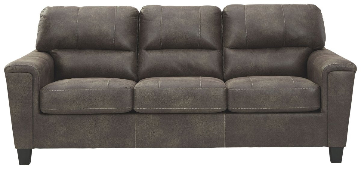 Navi - Queen Sofa Sleeper - Smoke Sleeper Sofas by Signature Design by Ashley® - Walls Furniture & Mattress