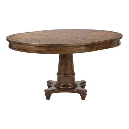 Harrison Heights - Pedestal Table - Sienna Dining Tables with Extensions by Liberty Furniture - Walls Furniture & Mattress